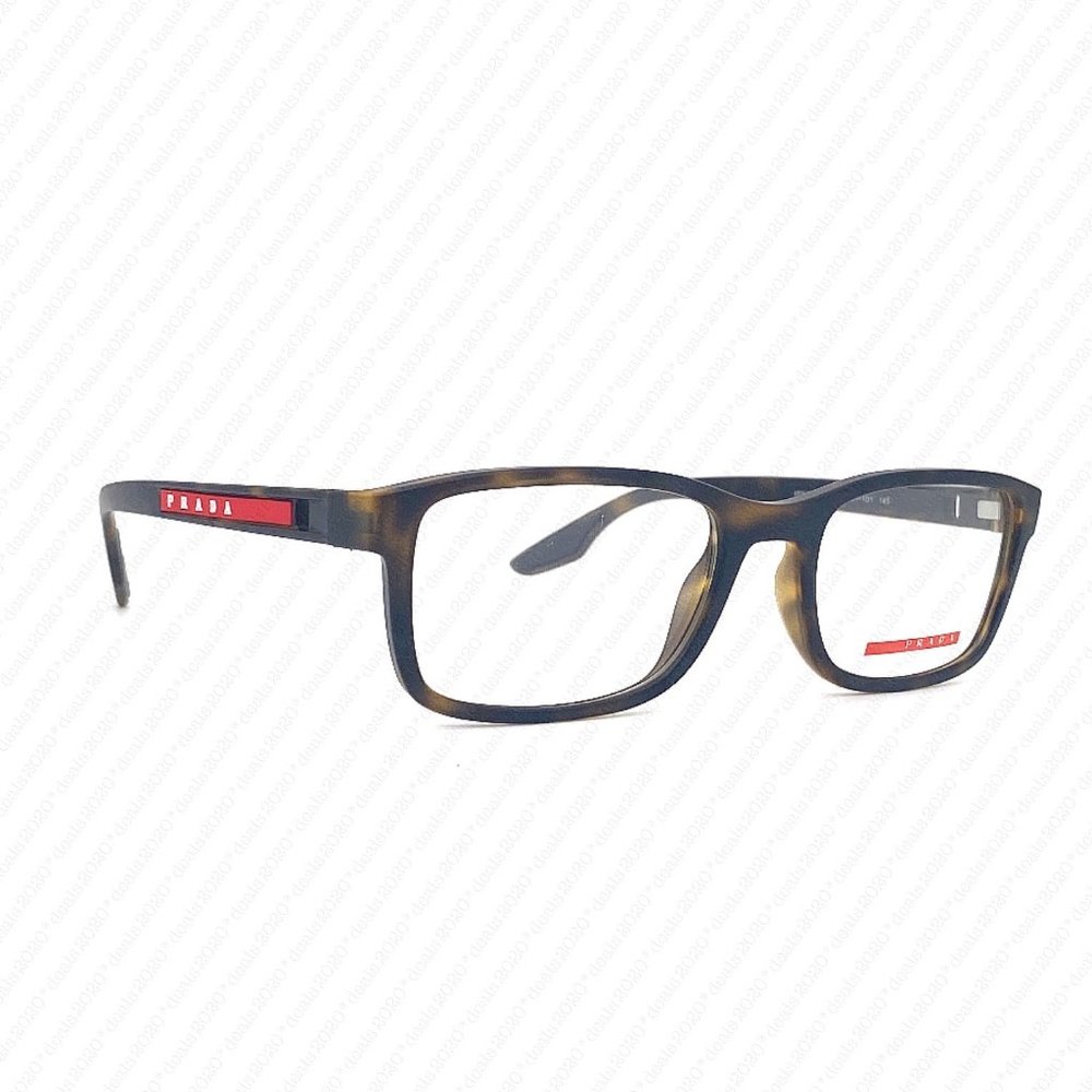 Prada Linea Rossa Sport PS 09OV 581101 53mm Havana Eyeglasses - Picture 8 of 11